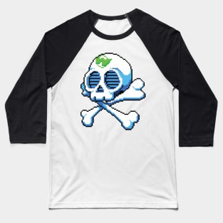 Mega Crossbones Baseball T-Shirt